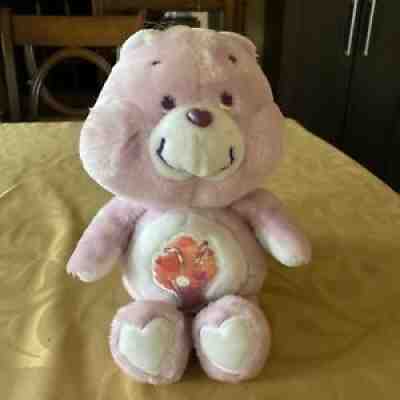 VINTAGE 1985 CARE BEAR SHARE BEAR PURPLE ICE CREAM MILKSHAKE SUNDAE 13â?