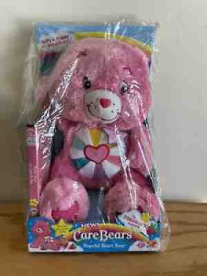 Care Bear Fluffy Floppy Scented Hopeful Heart & Surprise With DVD 2006 NIB