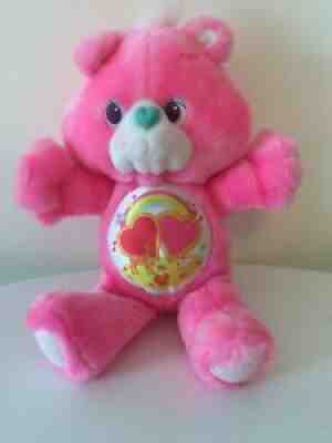 Vintage 1991 Care Bears Environmental Love A Lot Pink Heart Kenner