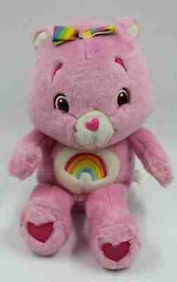 Vintage Care Bears Pink Plush Stuffed Singing Cheer Bear 13