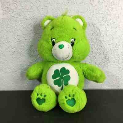 2016 Care Bears Plush Good Luck Lucky Green Shamrock Bear 13â? Stuffed Animal Toy