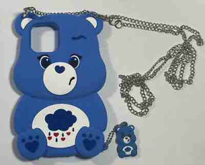 New Care Bears Grumpy Bear iPhone 12/12 Pro 3D Case With Charm & Removable Strap