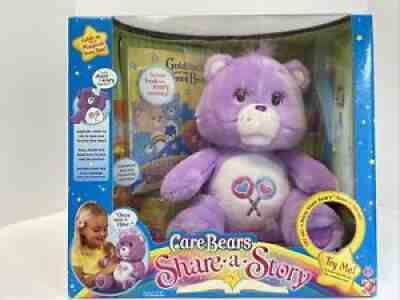 2005 Care Bears Share-a-Story Talking Bear Rare NEW Sealed Box- Jakks Pacific