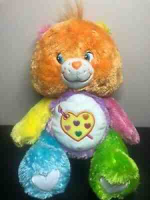 Care Bear Work of Heart Bear Plush Fluffy Floppy Fuzzy 2006 13