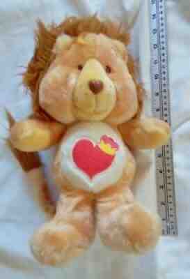 Care Bear Cousins Vintage Brave Heart Lion 1984 Kenner Stuffed