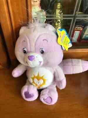 Care Bear Cousins Collectors Edition Bright Heart Raccoon 2004 Series 2 #6 NWT