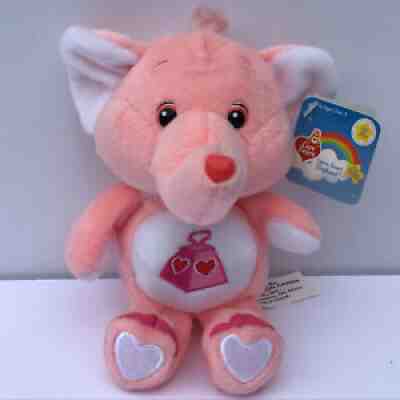 Care Bears Cousins Lotsa Heart Elephant 20th Anniversary 8â? Plush Carlton Cards