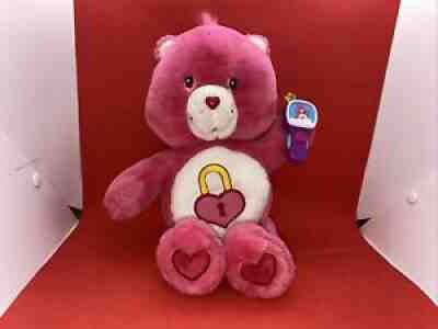 Care Bear Hide and Seek Secret Bear Plush 13â? 2005 Stuffed Heart Lock Belly