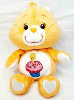 Care Bears Birthday Bear Carlton Cards 20th Anniversary 2002 Cupcake Plush 8