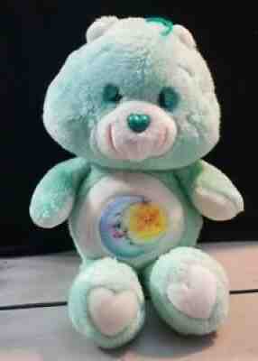 Care Bears Vintage 1983 Bedtime Bear Blue Plush Stuffed Animal Toy 13 Inch