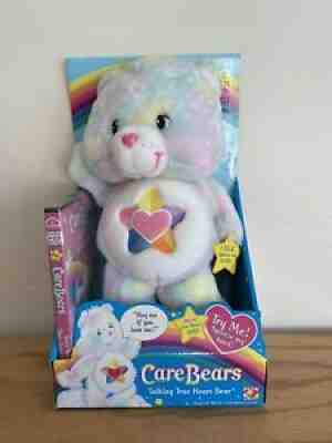 Rare Care Bear Talking True Heart Bear With DVD 2004 NIB