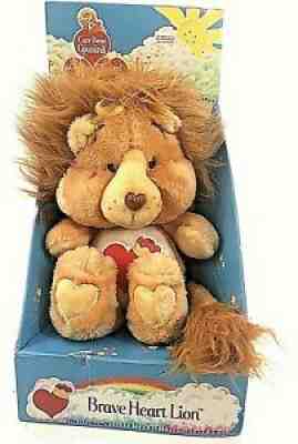 Care Bears Cousins Brave Heart Lion Vintage 1985 New in Box w/ Tag Kenner #61940