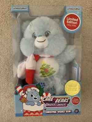 Care Bears Limited Edition Christmas Wishes Bear 2021 Only 5000 Made New Sealed
