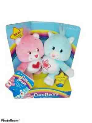 Care Bears Cuddle Pairs Love-a-lot And Proud heart cat. New In Box