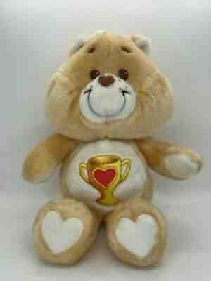 Vintage Kenner Care Bears 1983 Champ Bear Trophy Heart 13