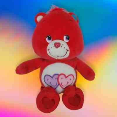 Always There Care Bear 10â? 2006 Hearts Pink Pre Owned Rare Find SR26506