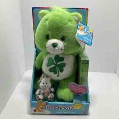 2003 New In Box Care Bears Good Luck Bear With VHS