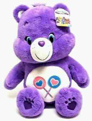 Care Bears Purple SHARE BEAR Lollipops on Tummy - Large 20