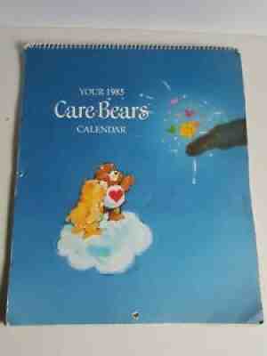 Care Bears 1985 Calendar Vintage