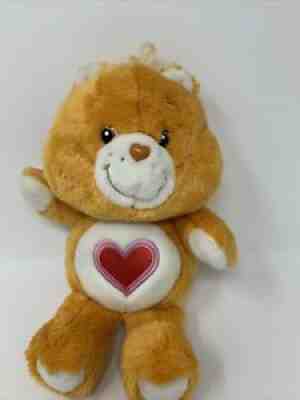2002 Vintage Tenderheart Care Bear Plush 12â? Orange With Red Heart On Tummy