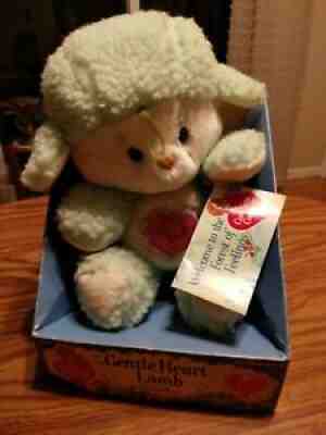 Vintage 1985 Care Bear Cousin Gentle Heart Lamb New in Original Box