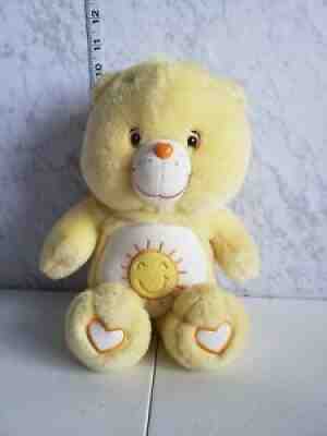 Vintage 2003 Glow A Lot Care Bears Funshine Bear Plush