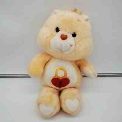 Vintage Kenner 1985 Care Bear, Secret Bear with Working Pull String. 13 inch.