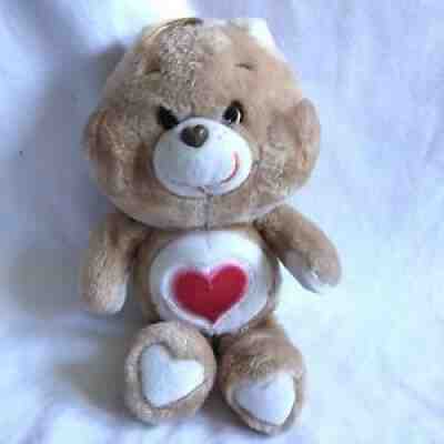 1983 Vintage Care Bears Tender Heart Bear 13" Plush Kenner Stuffed Animal