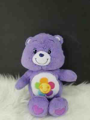Purple Care Bear Harmony Bear 2012 Plush Stuffed Animal Toy