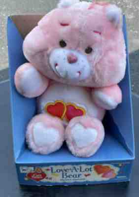 Kenner Care Bear Love-A-lot Plush Stuffed Animal 12
