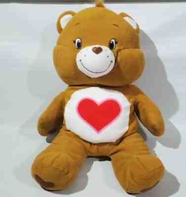 Care Bear Tenderheart Plush 24 inches Brown Red Heart on Chest 2018