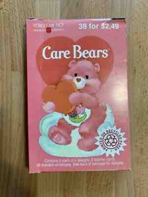 Care Bears Valentine ??s NIB 38 count American Greetings vintage 1993