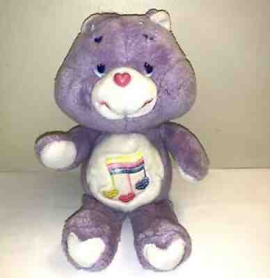 Vintage Care Bears UK Euro Harmony Bear Plush Stuffed Animal 13