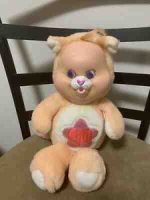 1980s Proud Heart Cat Care Bear Cousin Vintage 1984 stuffed plush