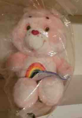 Vtg Kenner Care Bear CHEER BEAR MIP 1983 Tagged Rainbow Bag