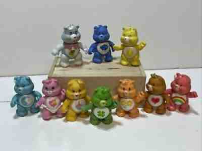 Vintage 1983 1984 Care Bears Poseable Figures Lot of 10