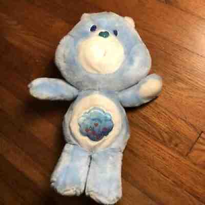 VINTAGE 1980's KENNER CARE BEAR GRUMPY BEAR 13" PLUSH STUFFED TOY