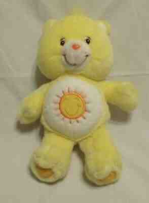 2002 Care Bear Funshine Yellow Sunshine Bear Plush Toy 13