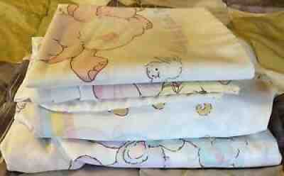 Vintage Care Bear Cousins Sears Full Size Bed Sheets HTF!