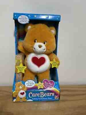Care Bear Talking Tenderheart Bear With VHS 2004