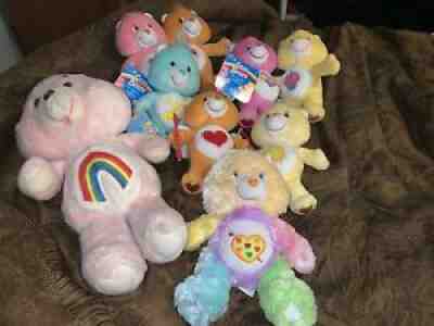 Lot of 7 Care Bears â??Kenner Bear , Special Edition Work Of Heart & Moreâ?