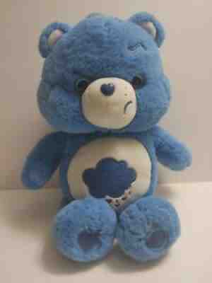 Care Bears Grumpy Bear Plush Blue Clouds & Rain Stuffed Animal 14