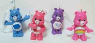 Care Bears Artesian Ornament Set of 4 - Grumpy Cheer Love-a-Lot Share Bears