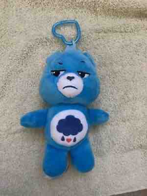 Care Bears 6.5â? Cloudy Moody Grumpy Mini Plush Dangler Blue Key Chain Charm