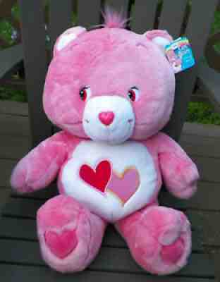 2004 TCFC Play Along Care Bears Jumbo/Large Love-A-Lot Talking Bear 26