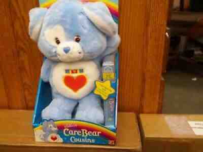 2004 Play Along Care Bears Cousins Loyal Heart Dog Plush with VHS VTG (BOX#9)