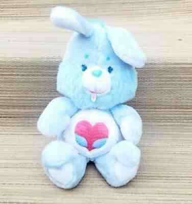 Care Bears Cousins Swift Heart Bunny Rabbit Plush Blue 1984 Kenner 13