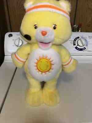 Care Bear Sunshine Bear 2004 Lets Get Physical Singing and Dancing Exercise