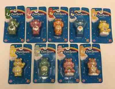 Care Bears Cake & Pencil Birthday Toppers 9X LOT -2004- NEW
