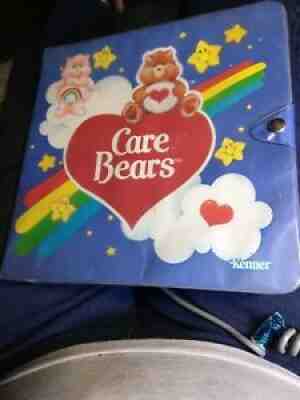 1980's Vintage Care Bears Kenner Carrying Storage Collector Case Binder Box